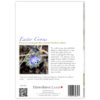 top view of a wild Canadian crocus bud adorned with tiny snowflakes