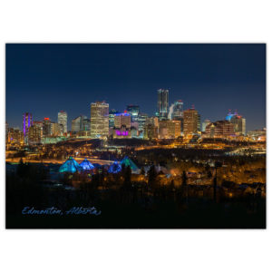 Edmonton Skyline at night