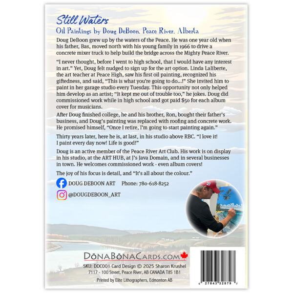 Story of "Still Waters" artist, Doug DeBoon